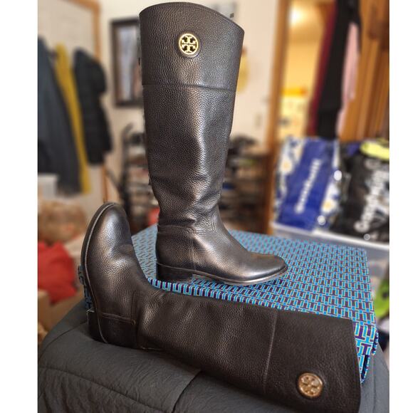 Tory Burch Shoes - Tory‎ Burch Black Heeled Boots